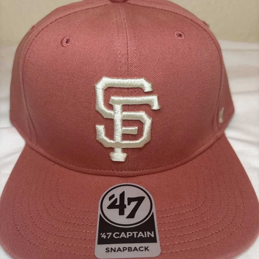 '47 FORTY SEVEN San Francisco Giants Snapback Hat Pink MLB‎ NWT